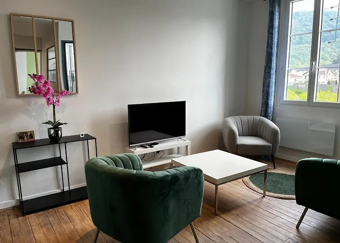 T2 Bis Proche Gare Et Centre - Parking Proche Apartment