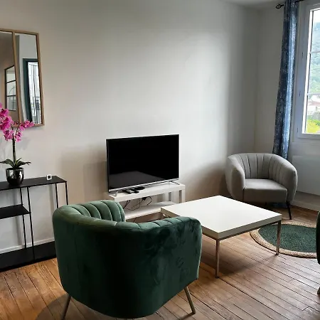 T2 Bis Proche Gare Et Centre - Parking Proche Apartman